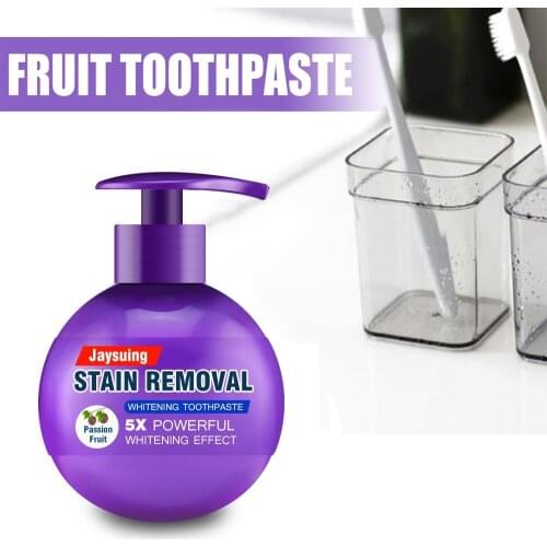 220g Passion Fruit Blueberry Soda Toothpaste Stain Removal Whitening Baking Soda Toothpaste Fight Bleeding Gums Toothpaste