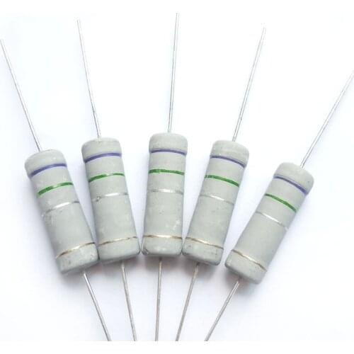 5w 0.75 ohm 0R75 ohm 100% Original New Fixed Resistor Metal Oxide Film Resistors Resistance +/- 5% (100pcs)