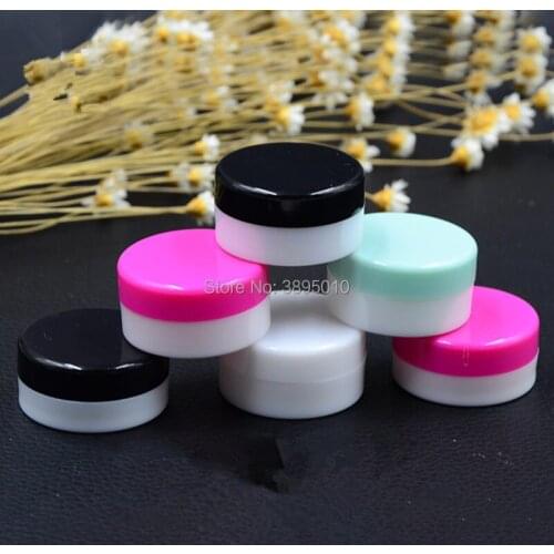 5g plastic jars cream jars loose powder sample bottle empty bottles cosmetics packaging containers F723