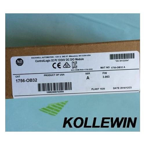 Freeship New Original Allen Bradley PLC module 1756-OB32 ControlLogix 32 Pt 12/24VDC D/O Module 1756OB32(1756 OB32) 1yearwarrant