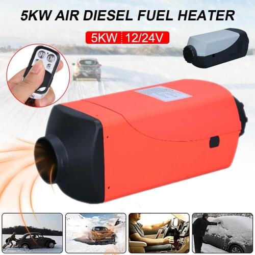 Diesels Parking Heater Car Auxiliary Heat Parking Air Fuel Oil Heating Machine Car Fuel Heater 5KW 12V24V For Trucks Buses Boats