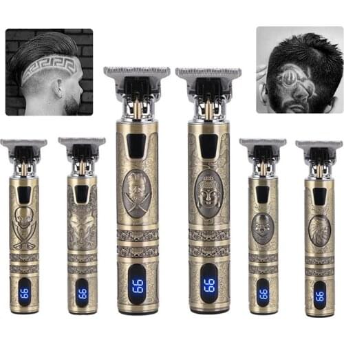 Electric trimmer T Bald Head Hair Clipper clippers barber Rechargeable hair trimmer Vintage Cordless Haircut Men Cutter Shaver