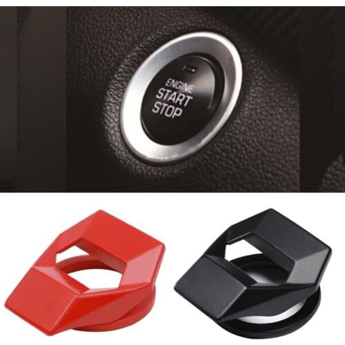 Aluminum alloy Car Engine Start Stop Button Replace Cover Stickers Fit For BMW X1 X5 X6 E71 Z4 E89 3 5 Series E90 E91 E60 E87