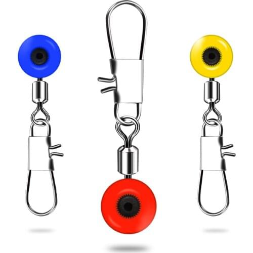 LEDIAO 20Pcs/Lot Fishing Float Bobber Stops Space Beans Stainless Steel Connectors Sea Saltwater Plastic Fishing Tools Equipment