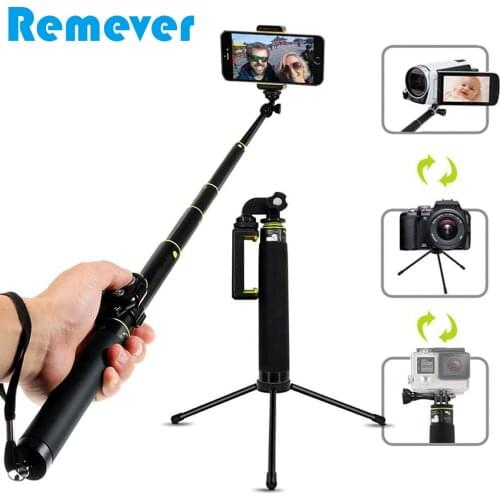 2019 New Foldable Handheld Bluetooth Selfie Stick with Mini Tripod for Xiaomi iPhone 7 X Phones Extendable Monopod for Gopro