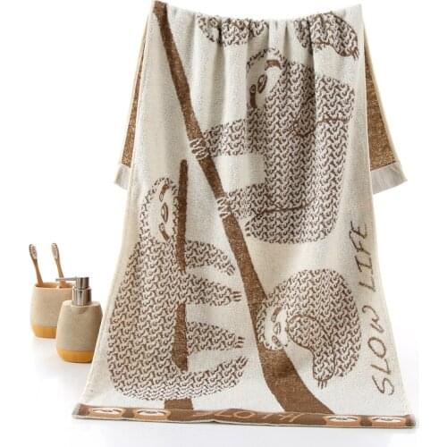 100% Cotton Beach Towel Absorbent Adult Bath Towels Soft Friendly Face Hand Shower Towel For Bathroom Washcloth Home Cleaning