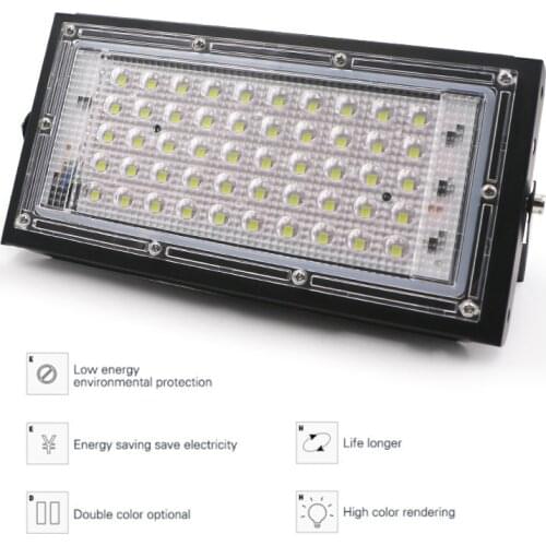 2021 3000K/6500K LED Flood Light Outdoor 50W 110V 220V Waterproof Security Spotlight Garden Lamp For Home Outdoor Lighting