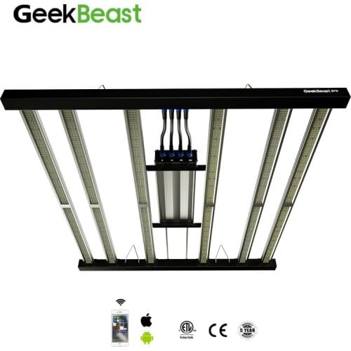 Uniform PPFD GeeK Beast Pro 630w Lm301 High Efficiency Similar As T5 Grow Light For Hydroponic Garden