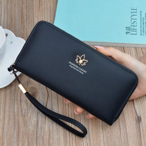 High Capacity Zipper Wallet Ms Lady Long Fashion Womens Clutch New Phone Bag Japan Korea Coin Purse Money Bag