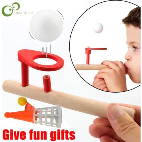 1/5Pcs Wooden plastic suspended blow ball magic suspended ball pinball Classic Childhood Toys Educational Toys For kids baby YJN