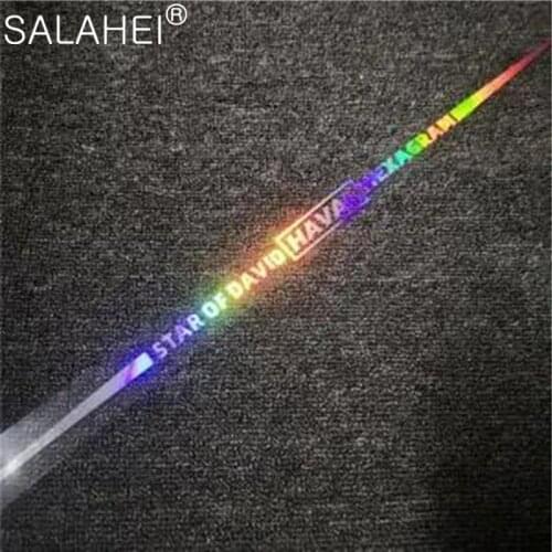 1PC Car Emblem Laser Reflective Sticker Decoration For Car Full Body For Haval 9 M4 SC C30 C50 C20r H2 H3 H5 H6 H8 Accessories