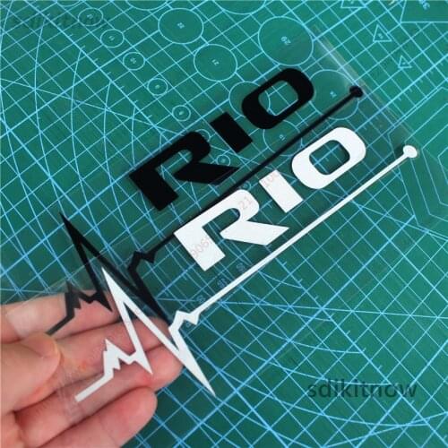 New 1pc Heart Car Decal Sticker Styling Windows Door Decoration For kia rio 2 3 4 2017 2018 K2 accessories custom text wholesale