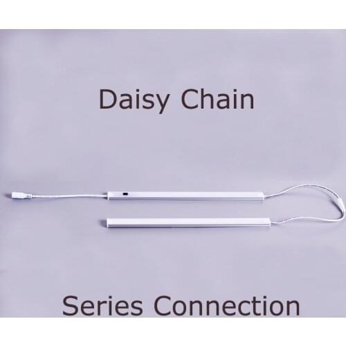 DC 12V Daisy Chain Series Circuit Led Lamp Bar for Under Cabinet Cupboard Wardrobe Work Top Lighting