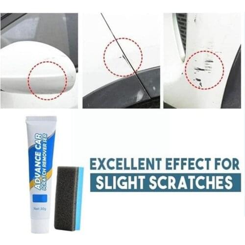 30ml Car Scratch Remover Polish Cloth & Car Body Compound Remover Agent Polishing Sponge Wax Repair Kit Paint Paste Scratch F1Z2