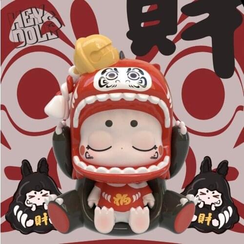 Dharma Toys Dinosaur Younger Sister Anime Action Figure Surprise PVC Model Figurine Doll For Gift Birthday