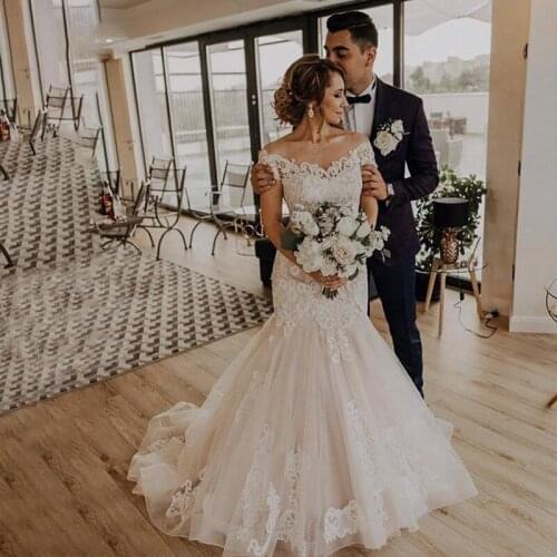 FATAPAESE Mermaid Silhouette Wedding Dresses