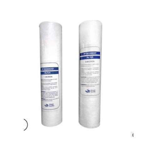 2pcs PP Cotton Filter Water Filter Water Purifier 10 Inch 5 Micron Sediment Water Filter Cartridge System Reverse Osmosis