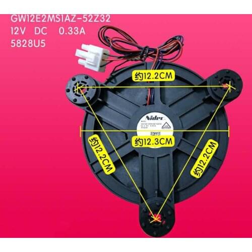 GW12E12MS1AZ-52Z32 DC12V 0.33A for Haier refrigerator freezer fan cooling fan motor refrigerator parts