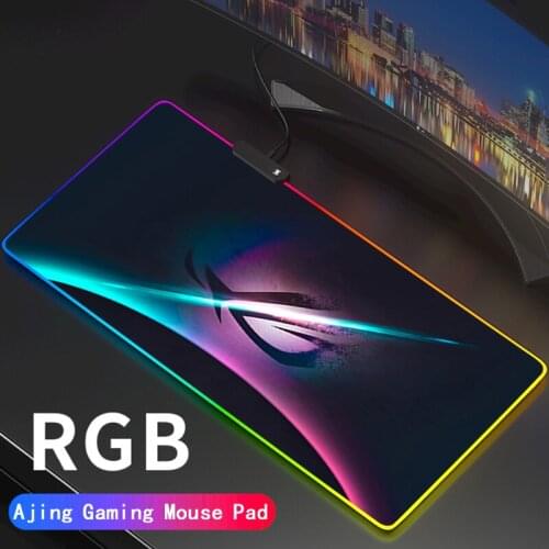 Republic of Gamers Rgb Led Mouse Pad Backlit Asus Gaming Accessories Mousepad Keyboard Mouse Computer with Cable for Rog