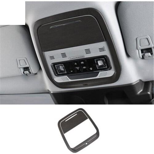 2pcs/Lot ABS Alcantara Leather Front Reading Light Panel Decoration Cover For 2020 2021 Lincoln Corsair