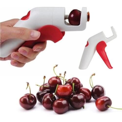 Creative Cherries Plastic Fruits Tools Fast Remove Cherry Seed Removers Enucleate Keep Complete Cherry Kitchen Stuff