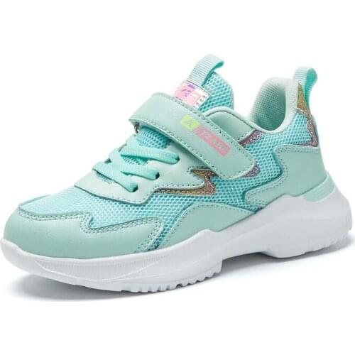 Girls shoes Spring Autumn Fashion Mesh Girls Sneakers Big Child running shoes Children shoes Breathable non-slip Kids Shoes