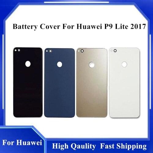 For Huawei P9 lite 2017 Battery Cover Replacement Part For Huawei P9 Lite 2017 Back Battery Cover Rear Door Housing Case Chassis