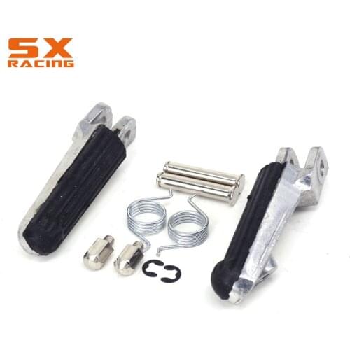 Motorcycle Street Bike Front Foot Pegs Pedal For HONDA CBR250 NSR250 CBR400 VFR400 RVF400 CBR900RR CBR929 CBR954 RVF750 VFR750