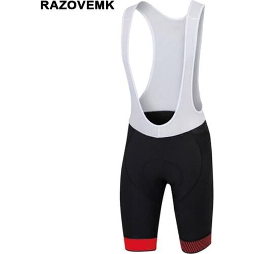 RAZOVEMK Men Cycling Bib Shorts 2018 MTB Short Outdoor Riding Bib Shorts Bike Bicycle Clothing Ropa Ciclismo corta
