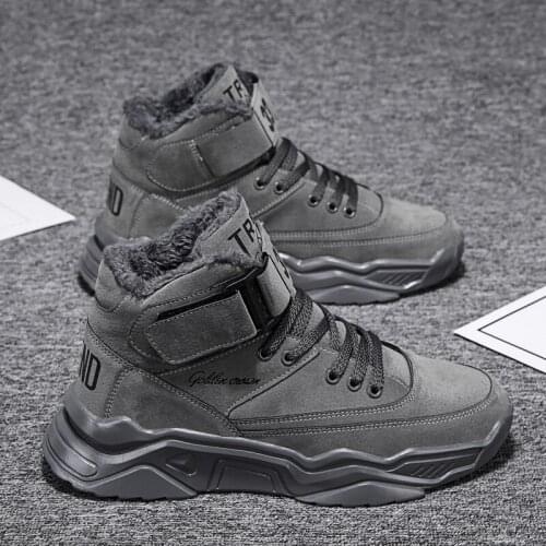 Mens Winter Sneakers Warm Mens Casual Shoes Fashion Comfortable Shoes for Man Adult Youth Footwear Male