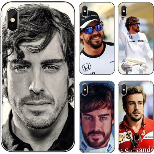 Soft Cases Covers Car-Driver-fernando-alonso-Spain-star For Huawei Mate 20 30 40 7 8 9 10 Lite Pro P Smart 2018 2019 Plus G7 G8