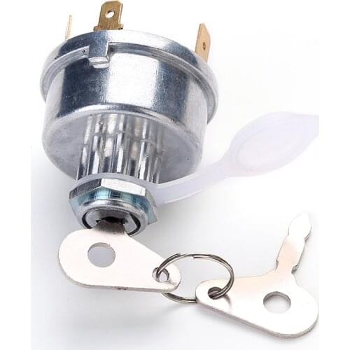 Ignition Switch Starter Universal Tractor Car Start Lock with 2 Key For Massey Ferguson David Brown