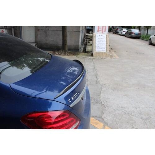 Suitable For Specially Used Benz C-class W205 C180 C200l C260 Refitting C63 Double Door Carbon Fiber Tail Top Wing