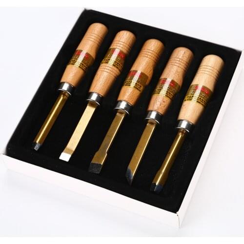 Rofessional 5Pcs/set Manual Wood Carving Hand Chisel Tool Set Carpenters Woodworking Carving Chisel DIY Hand Tools