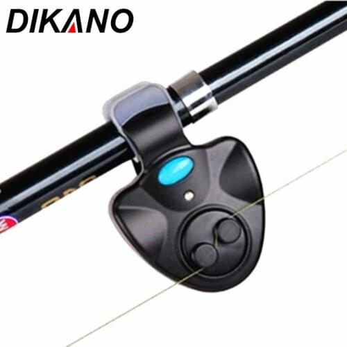 Fishing Alarm High Sensitive LED Fishing Bite Signal Alarms Rod Clamp Clip Adjustable Electronics Fish Bell