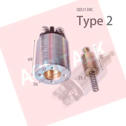 Solenoid of QD1315D starter motor for Jiangdong engine TY395IT