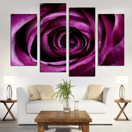 High definition modern rose oil painting poster, and print the Nordic poster wall art photo, for the living room decorationFA572