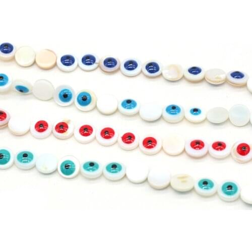 Selected Natural Freshwater Shells and Eyes Two-color Beads Are Used To Make Exquisite Womens Jewelry Bracelet Accessories