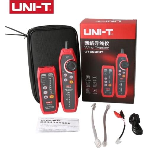 UNI-T UT683KIT Network-Line-Finder Digital demodulation RJ11 port Continuity test Polarity test Ring test