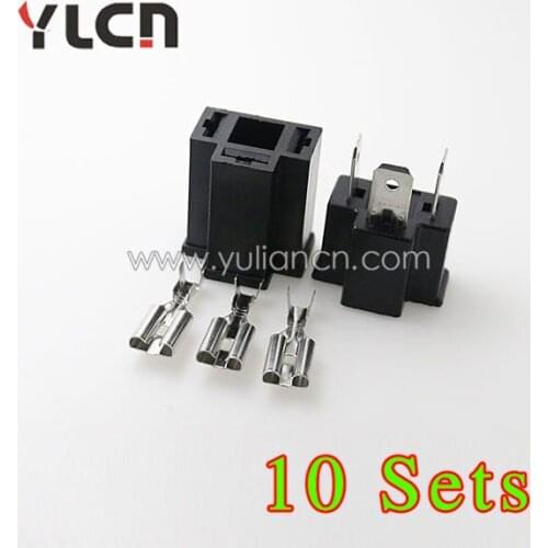 High Quality 3pin/way 10 Sets Waterpfoof Electric Car Sealed wire Connectors Plug