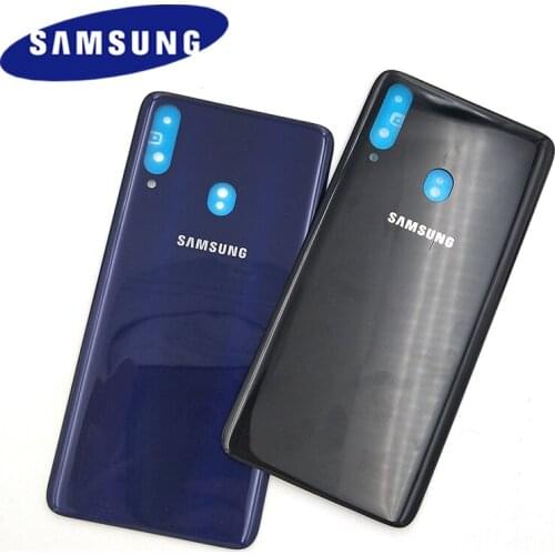Samsung Galaxy A20S Back Battery Cover Plastic Housing Cover For Galaxy A20S A 20s Door Rear Case Replacement 6.5 inch With Logo