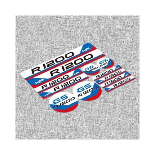 1 Set Car Styling Vinyl Motorcycle Auto Tail Body Sticker Decals for GS R1200 R1250 750 850 ADV GS ADVENTURE HP