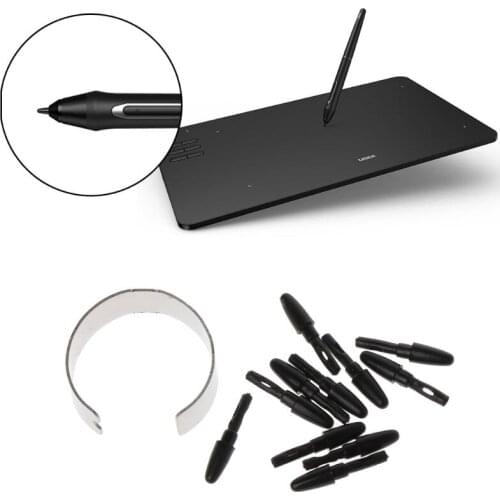 10Pcs Battery-free Passive Stylus Replacement Pen Nibs Pen Tips for XP-Pen HUION H640P VEIKK A30 A50