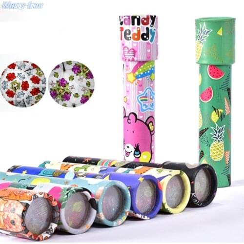 2021 New Interactive Logical Rotating Kaleidoscope Magic Classic Educational Toys for Kids Imaginative Cartoon Children 1 Pcs