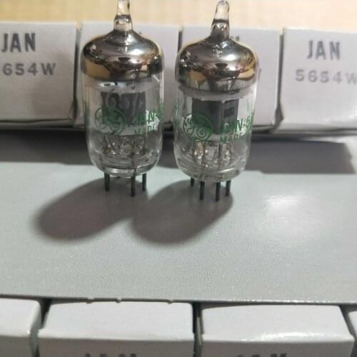 7-Pin 5654W Tested/Matched Vacuum Tubes for 6AK5 6J1 6J2 6J1P EF95 Tube Amplifier Preamplifier Replacement (2PCS)