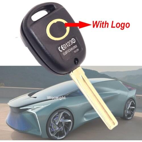 Wooeight 3 Button Car Remote Key Case Key Shell Replacement Fob Case Fit For Lexus GX470 GS300 GS400 RX350 ES300 RX300 RX400h