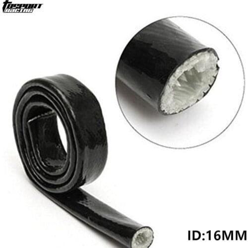 Black High Temperature 1m Fire Sleeve Braid Flame Heat Shield 5/8 ID:16MM Fit AN10 Fuel Hose