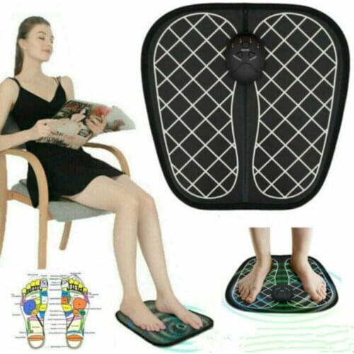 Electric Ems Foot Massager Pad Feet Muscle Stimulator Foot Massage Mat Improve Blood Circulation Relieve Pain Health Care