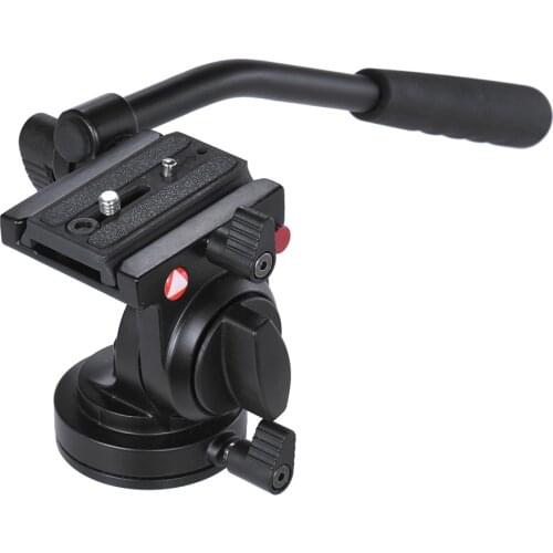 Kingjoy KH-6750 Flexible Aluminum Camera Tripod Head Fluid Video Tripod Head For Canon Nikon and Other DSLR Cameras F20859