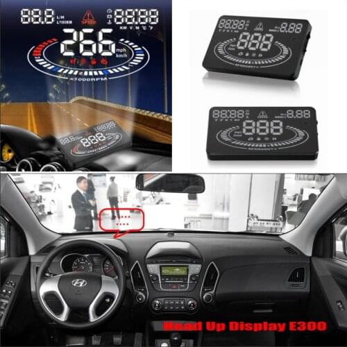 Vehicle HUD Head Up Display For Hyundai ix35 / Tucson 2009~2016 - Safe Driving Screen Projector Refkecting Windshield